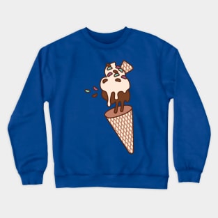 Icecream Chocolate Single Crewneck Sweatshirt